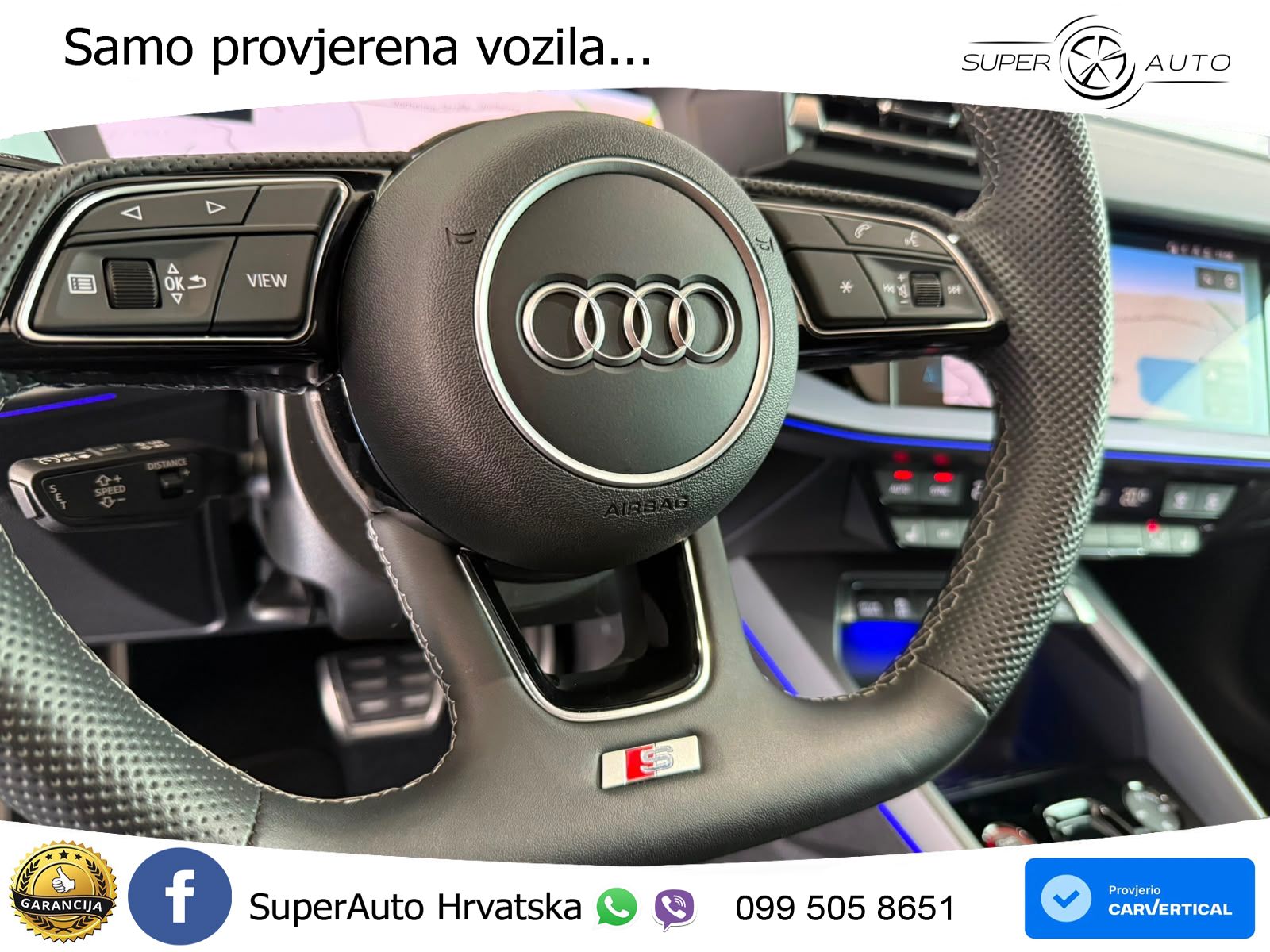 Audi S3 2.0 TFSI (333 KS) quattro S tronic LED+GR SJED+ACC