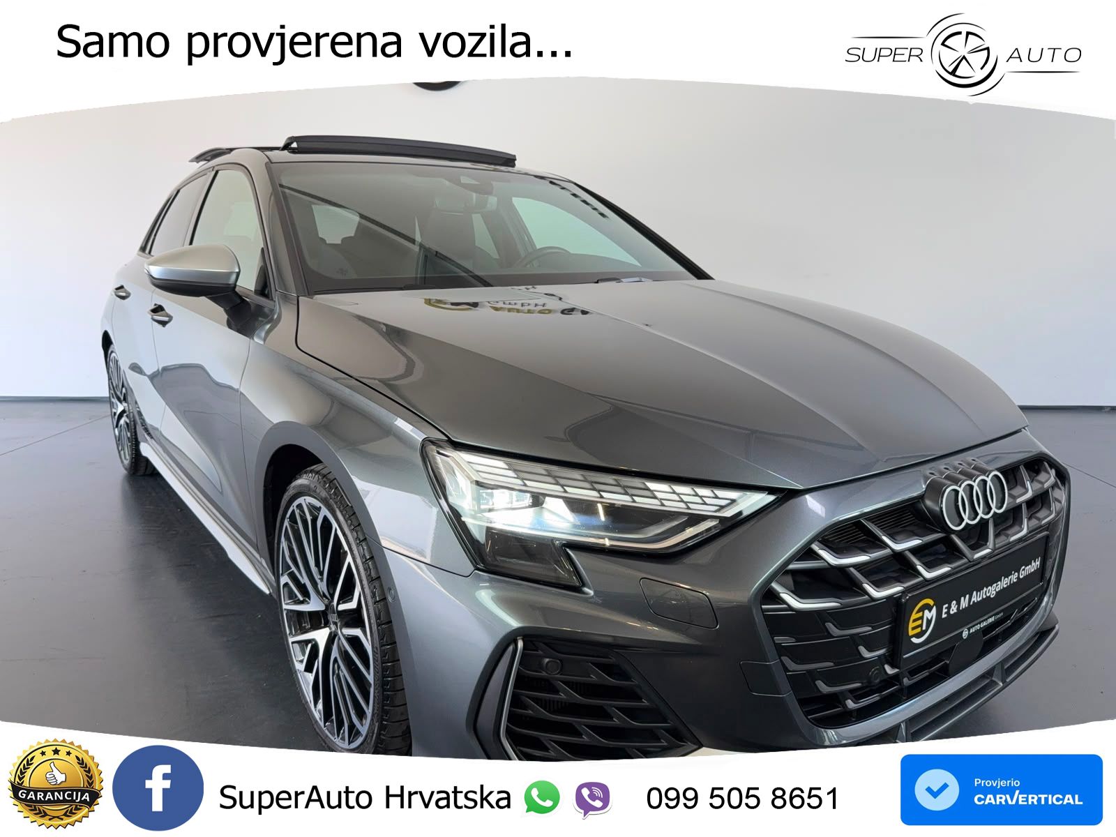 Audi S3 2.0 TFSI (333 KS) quattro S tronic LED+GR SJED+ACC
