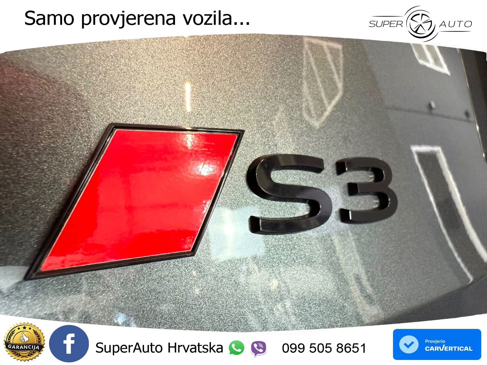 Audi S3 2.0 TFSI (333 KS) quattro S tronic LED+GR SJED+ACC