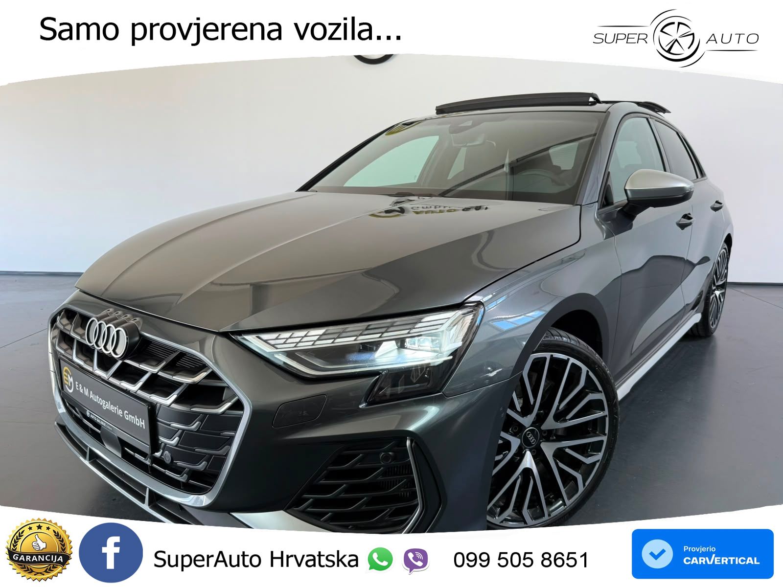 Audi S3 2.0 TFSI (333 KS) quattro S tronic LED+GR SJED+ACC