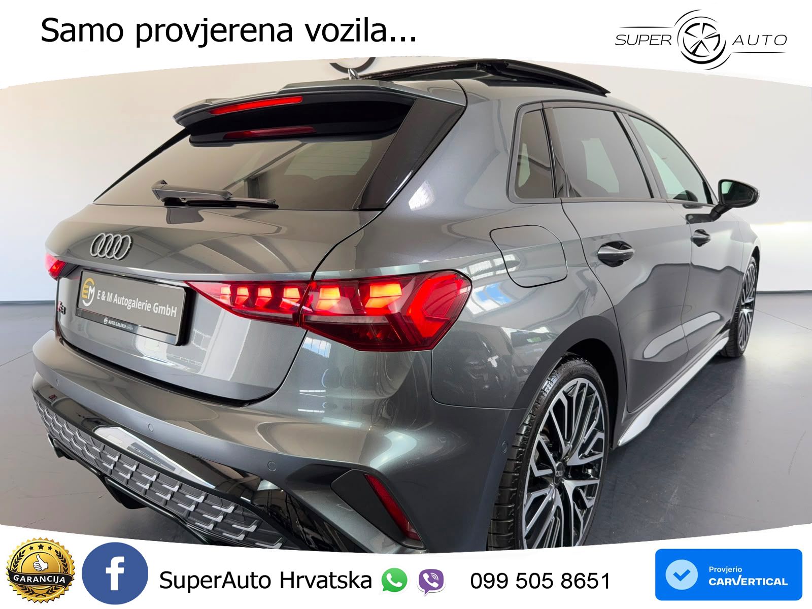 Audi S3 2.0 TFSI (333 KS) quattro S tronic LED+GR SJED+ACC