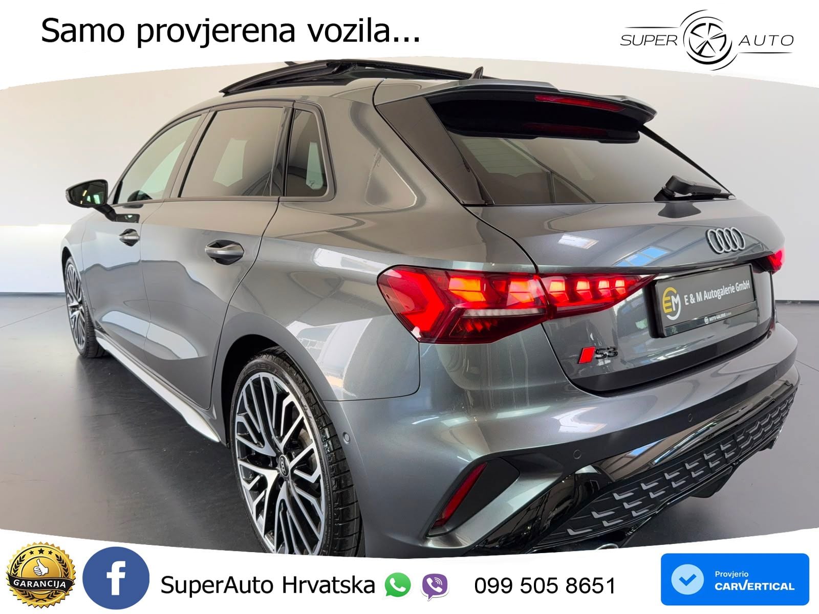 Audi S3 2.0 TFSI (333 KS) quattro S tronic LED+GR SJED+ACC