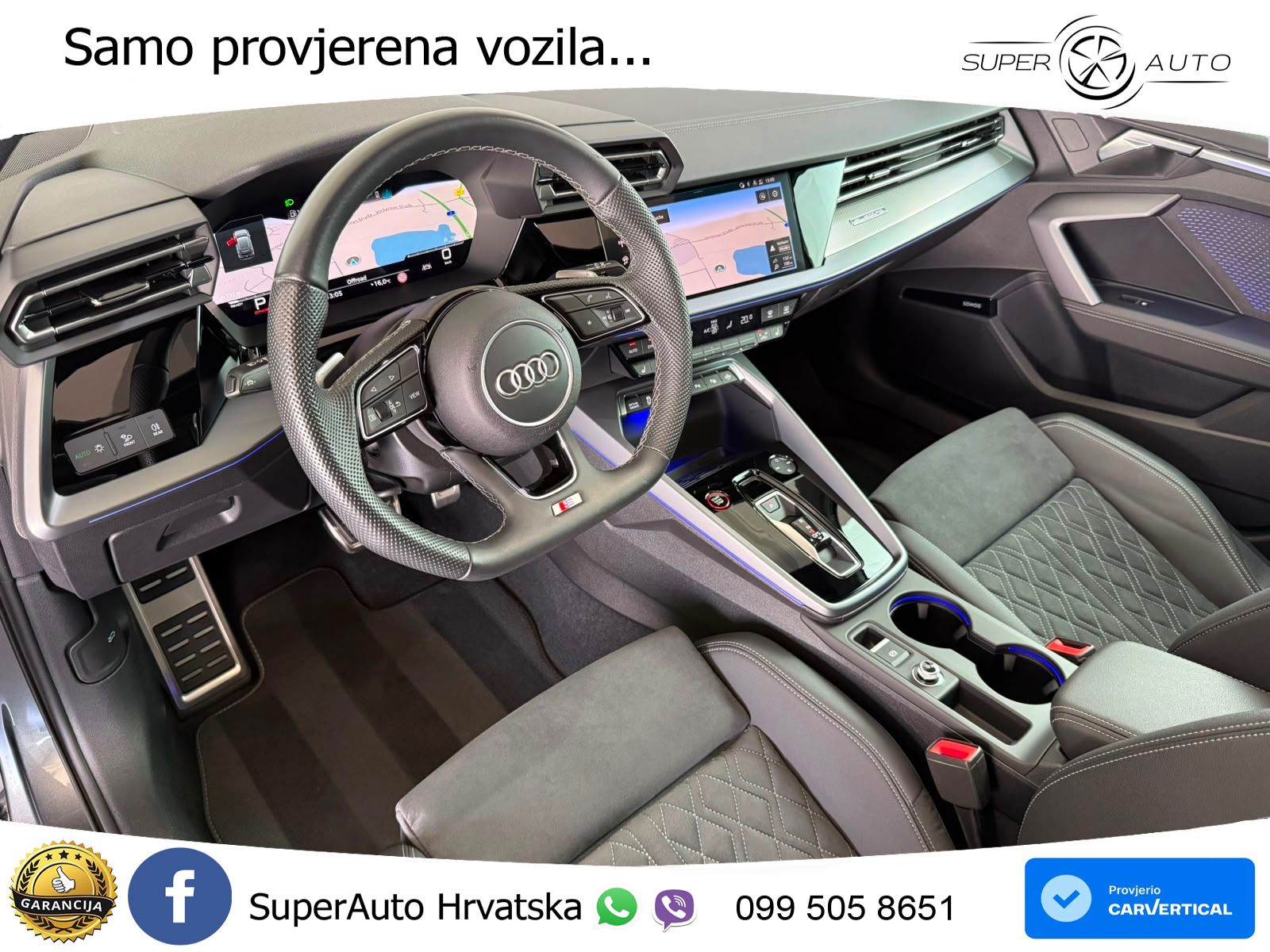 Audi S3 2.0 TFSI (333 KS) quattro S tronic LED+GR SJED+ACC