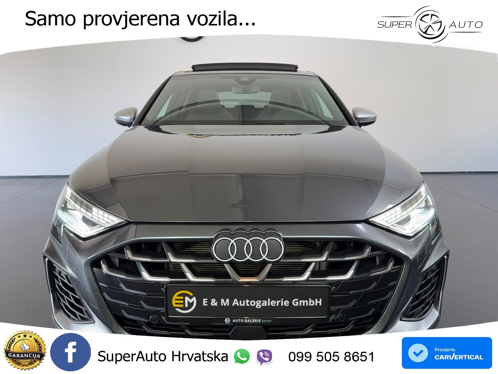 Audi S3 2.0 TFSI (333 KS) quattro S tronic LED+GR SJED+ACC