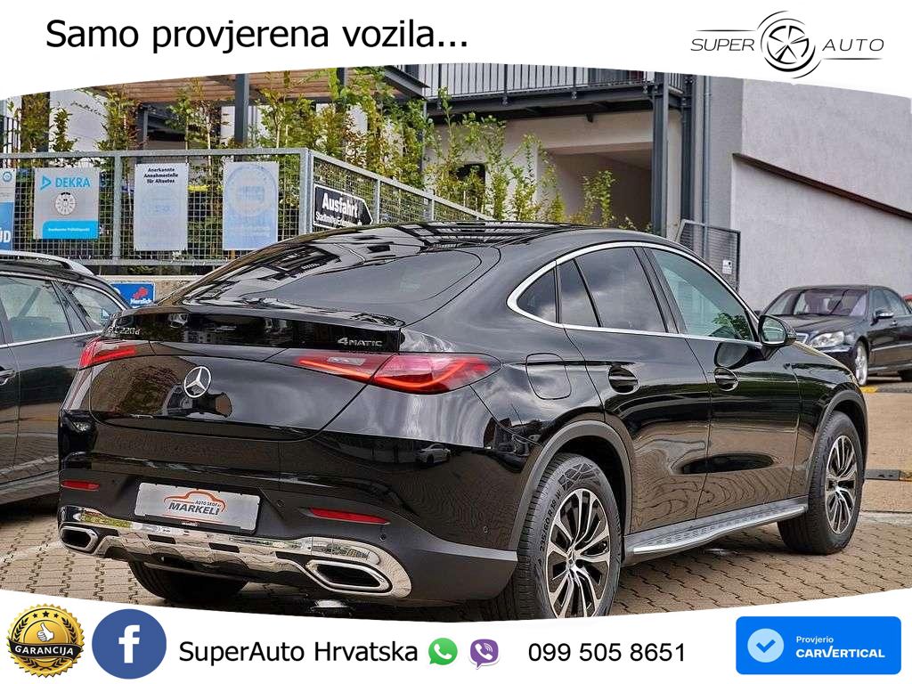 Mercedes GLC Coupe 220d (197 KS) 4MATIC 9G-TRONIC Avantgarde LED+GR SJED+ACC