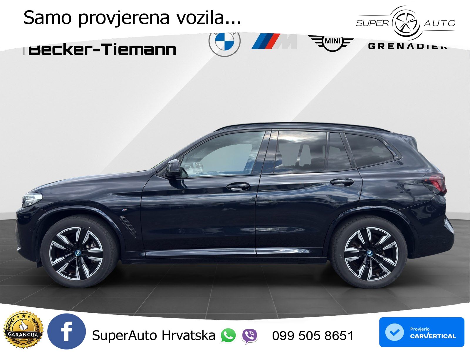 BMW iX3 80 kWh (286 KS)