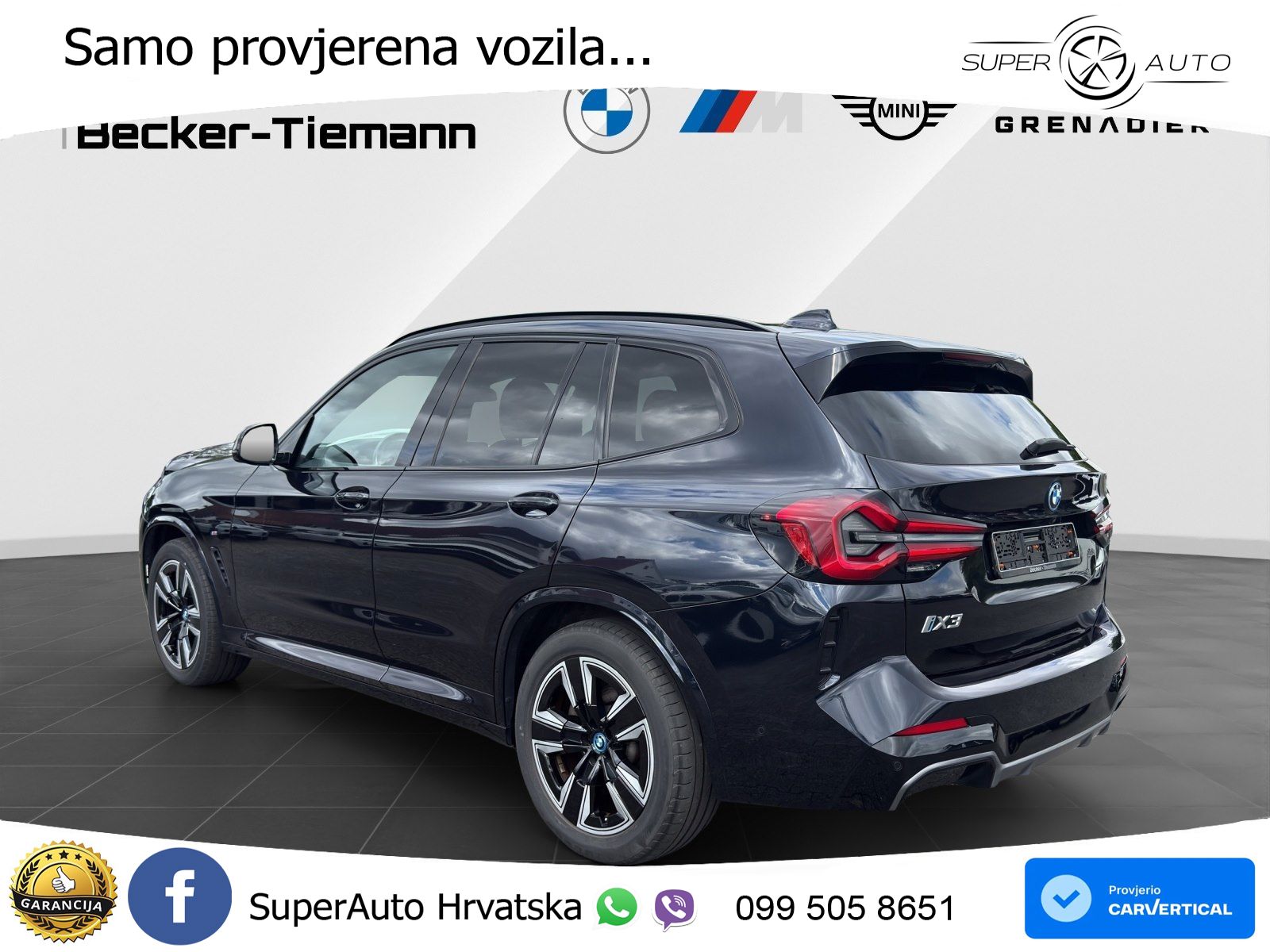 BMW iX3 80 kWh (286 KS)