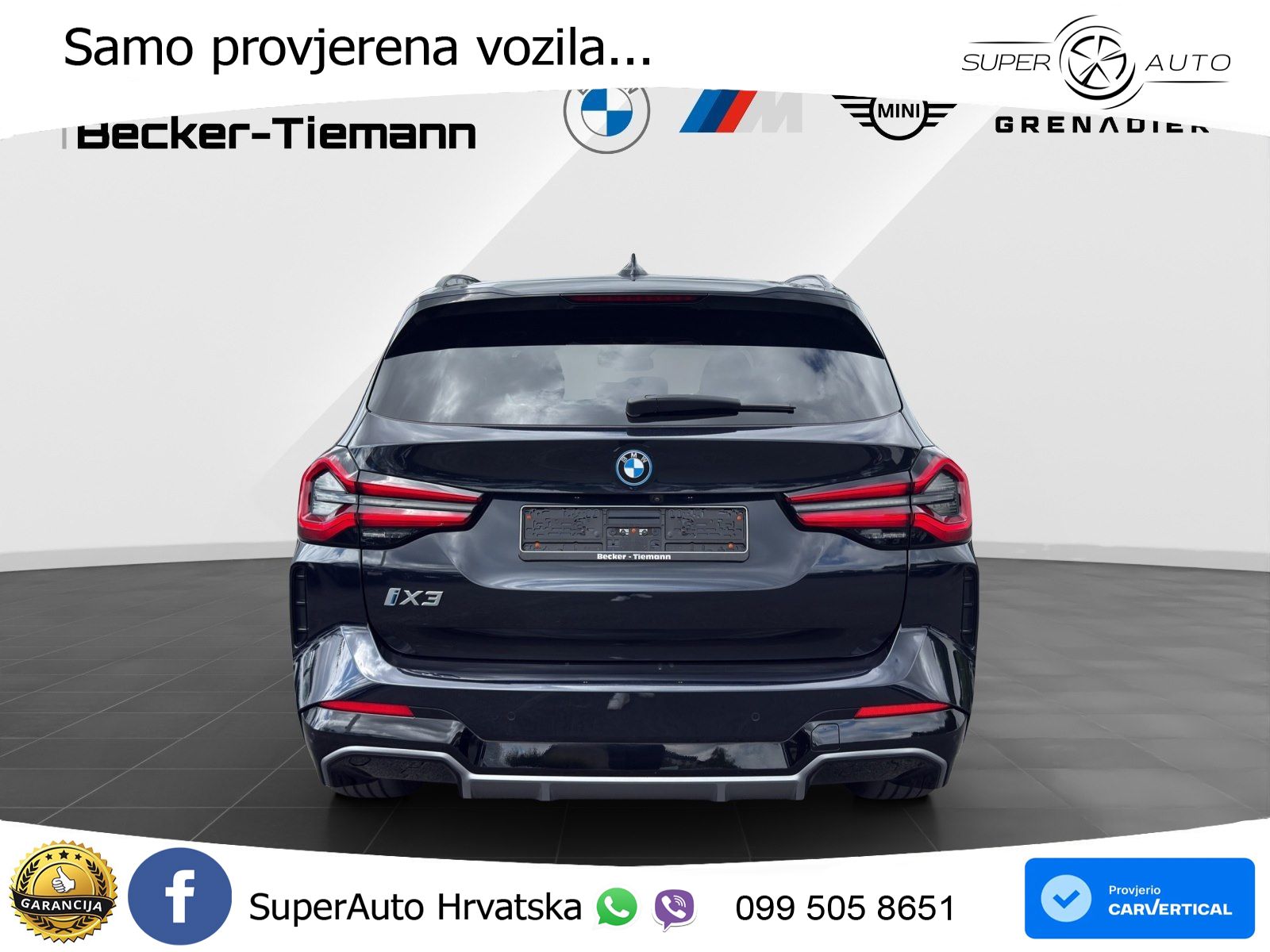 BMW iX3 80 kWh (286 KS)