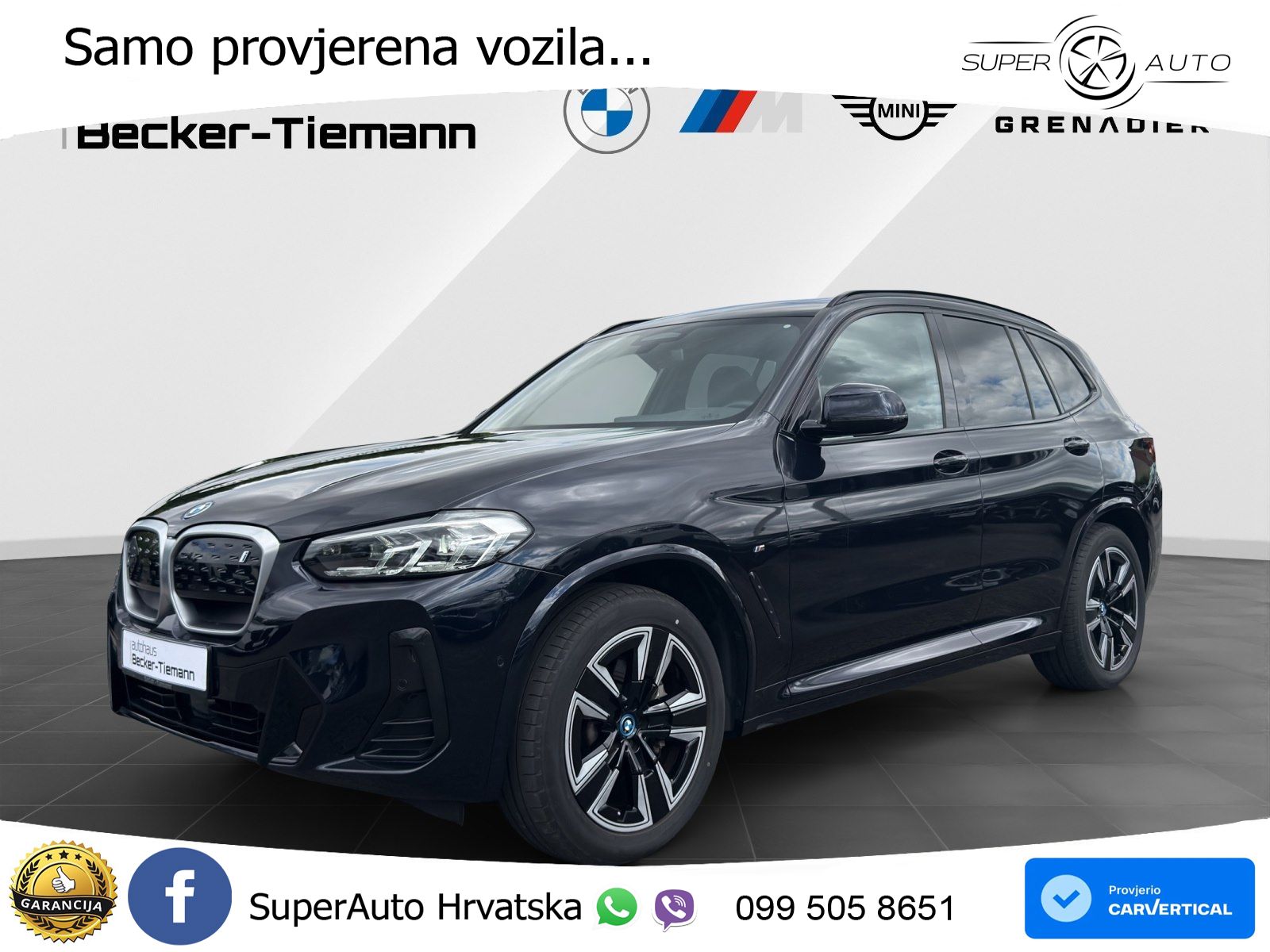 BMW iX3 80 kWh (286 KS)