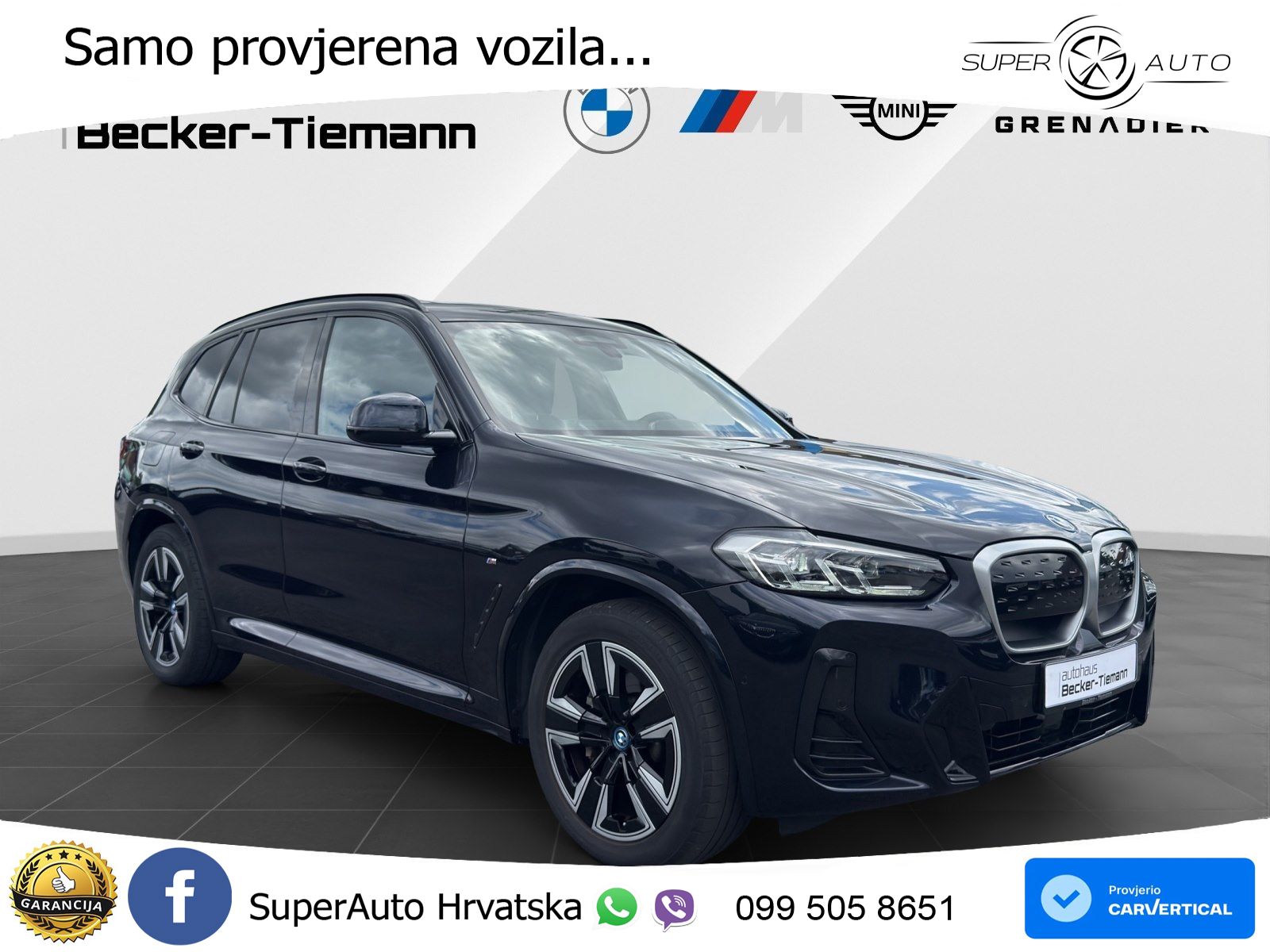 BMW iX3 80 kWh (286 KS)