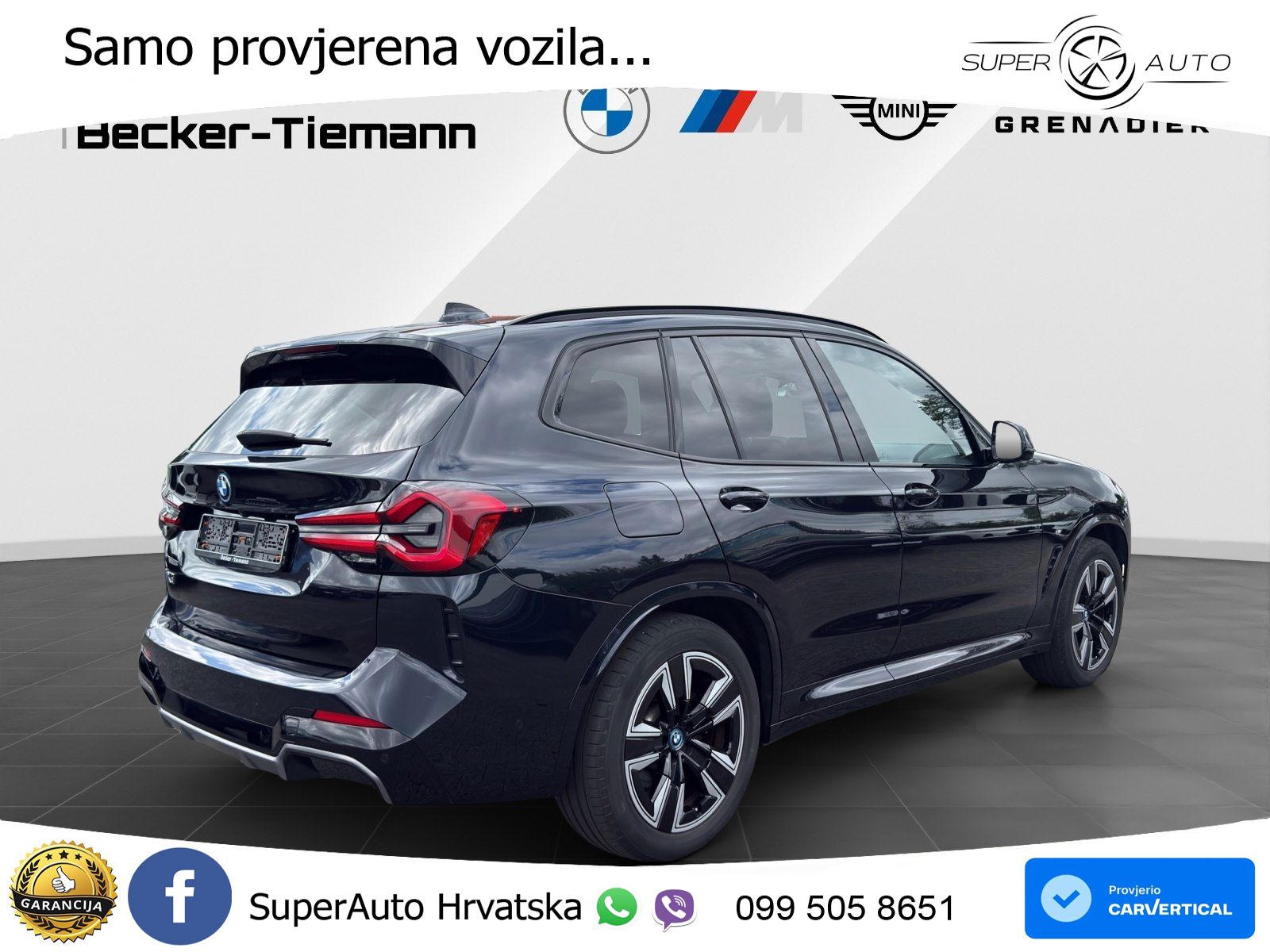 BMW iX3 80 kWh (286 KS)