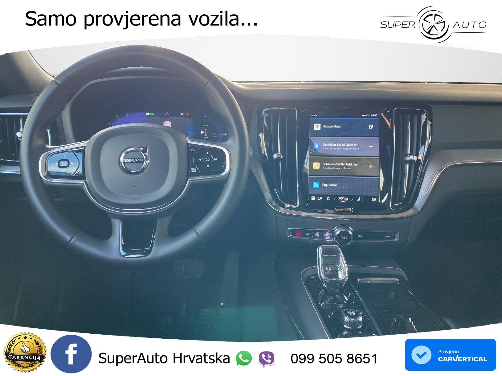 Volvo V60 2.0 T8 AWD Geartronic LED+GR SJED+ACC