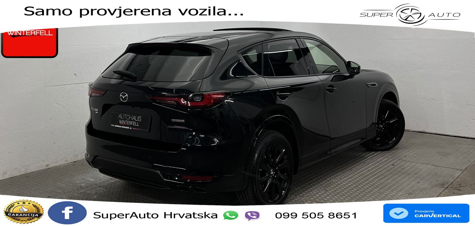 Mazda CX-60 3.3 e-Skyactiv D (254 KS) AWD Automatic ACC+HEAD+4xGR SJED+360+PANO