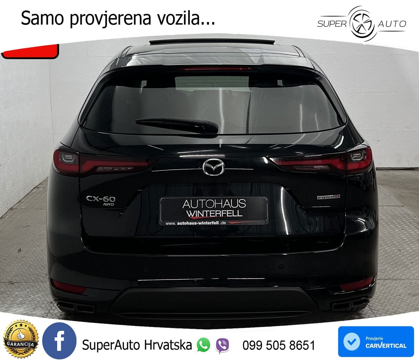 Mazda CX-60 3.3 e-Skyactiv D (254 KS) AWD Automatic ACC+HEAD+4xGR SJED+360+PANO