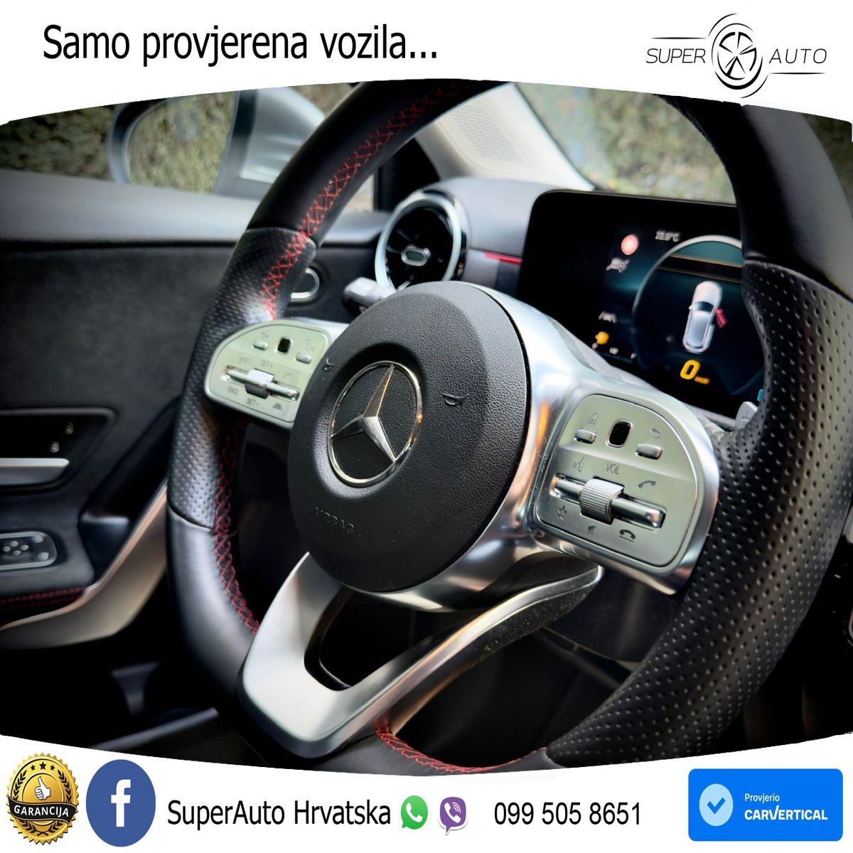 Mercedes-Benz A 220d 8G-DCT AMG LED+GR SJED+ACC