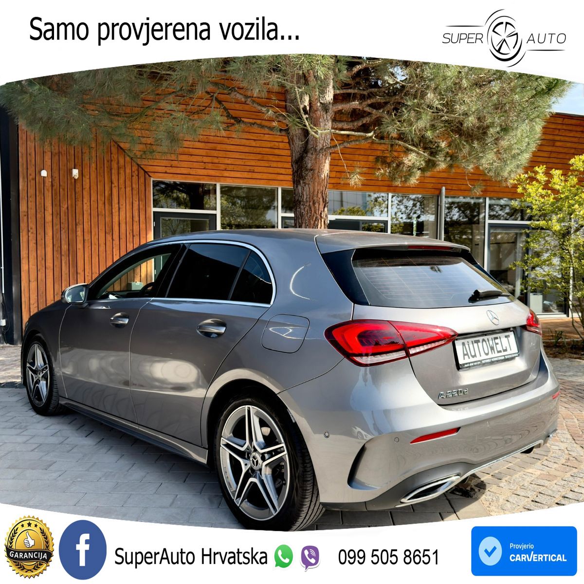 Mercedes-Benz A 220d 8G-DCT AMG LED+GR SJED+ACC
