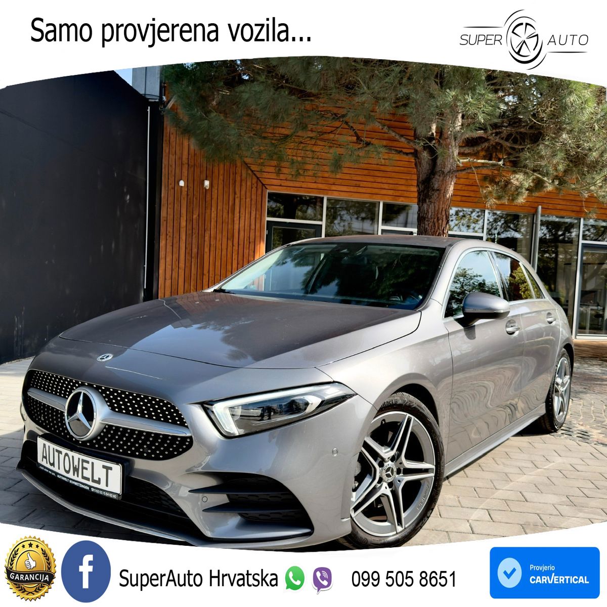 Mercedes-Benz A 220d 8G-DCT AMG LED+GR SJED+ACC