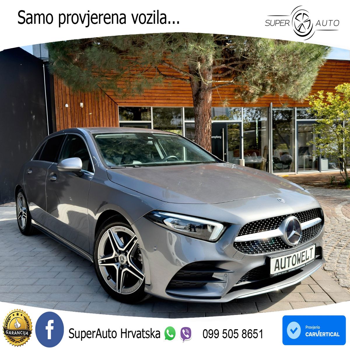 Mercedes-Benz A 220d 8G-DCT AMG LED+GR SJED+ACC