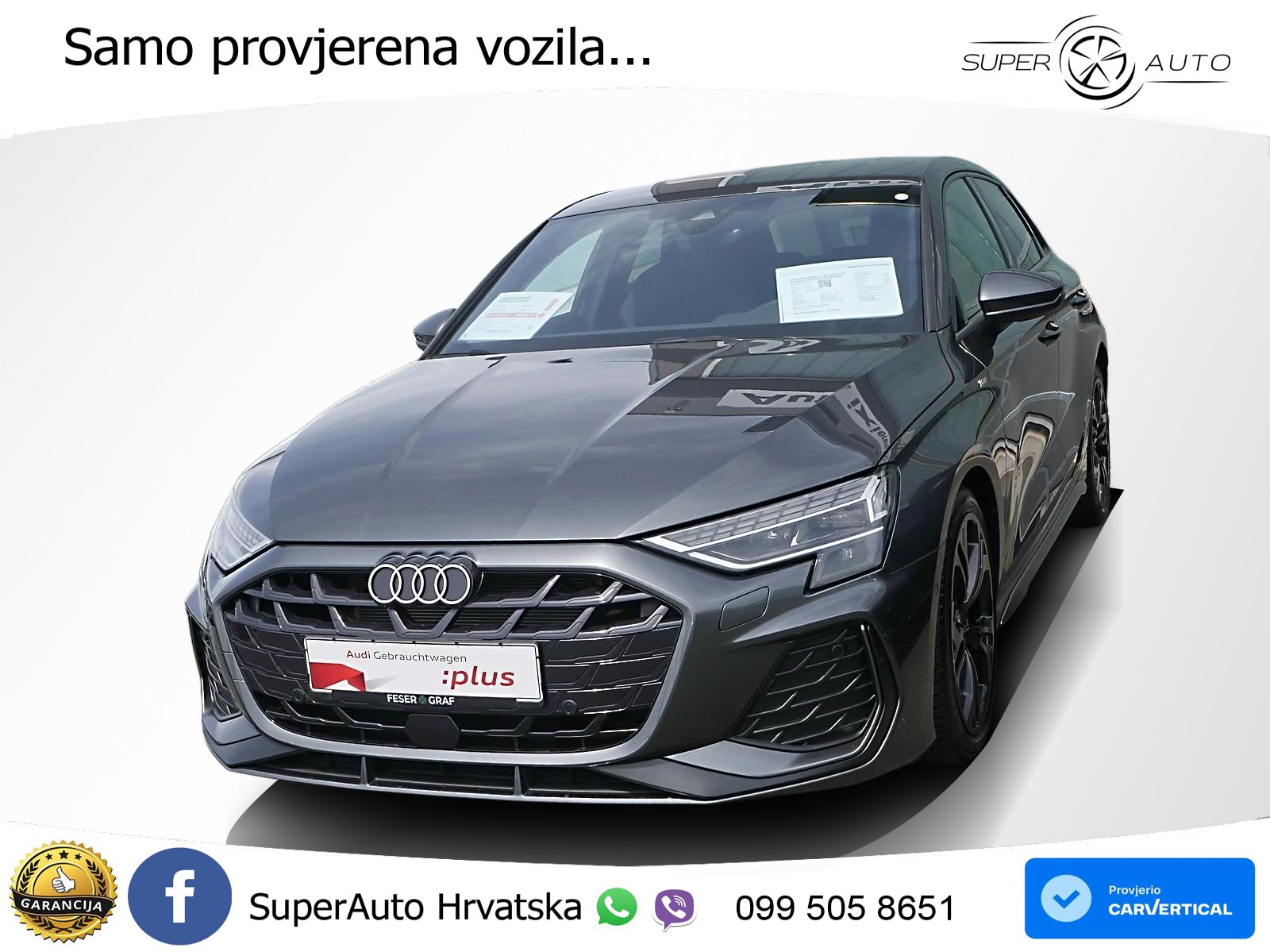 Audi A3 35 TFSI (150 KS) S tronic 2x S line LED+GR SJED+ACC