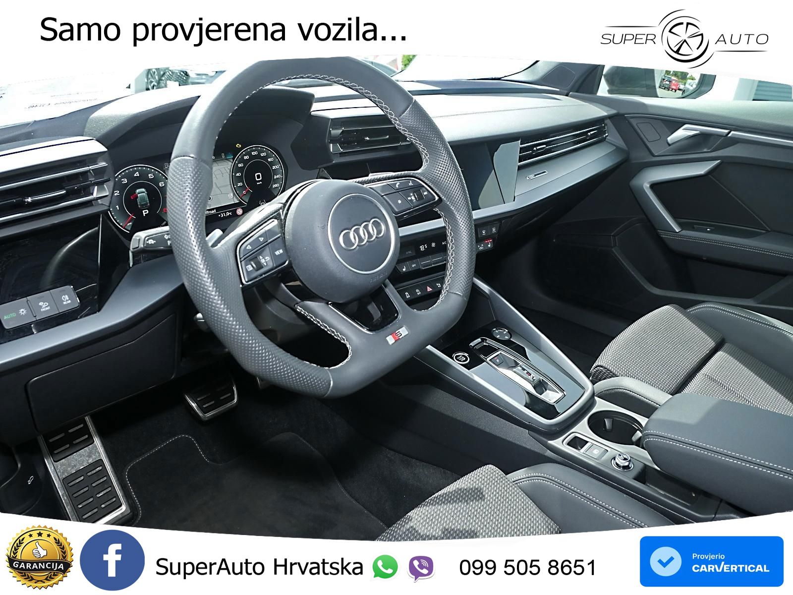 Audi A3 35 TFSI (150 KS) S tronic 2x S line LED+GR SJED+ACC