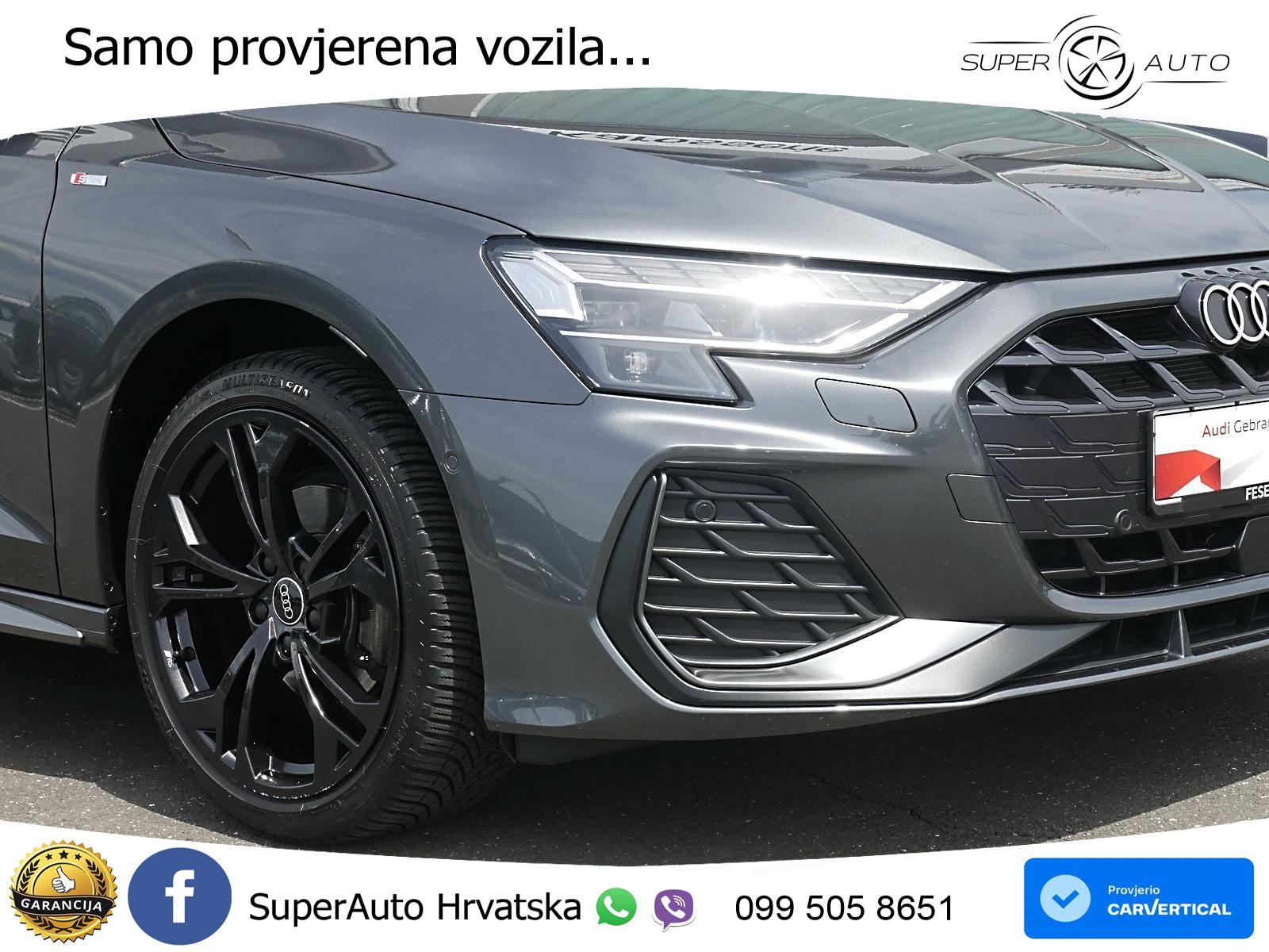 Audi A3 35 TFSI (150 KS) S tronic 2x S line LED+GR SJED+ACC