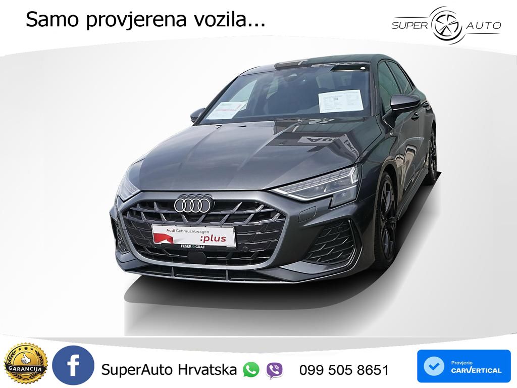 Audi A3 35 TFSI (150 KS) S tronic 2x S line LED+GR SJED+ACC