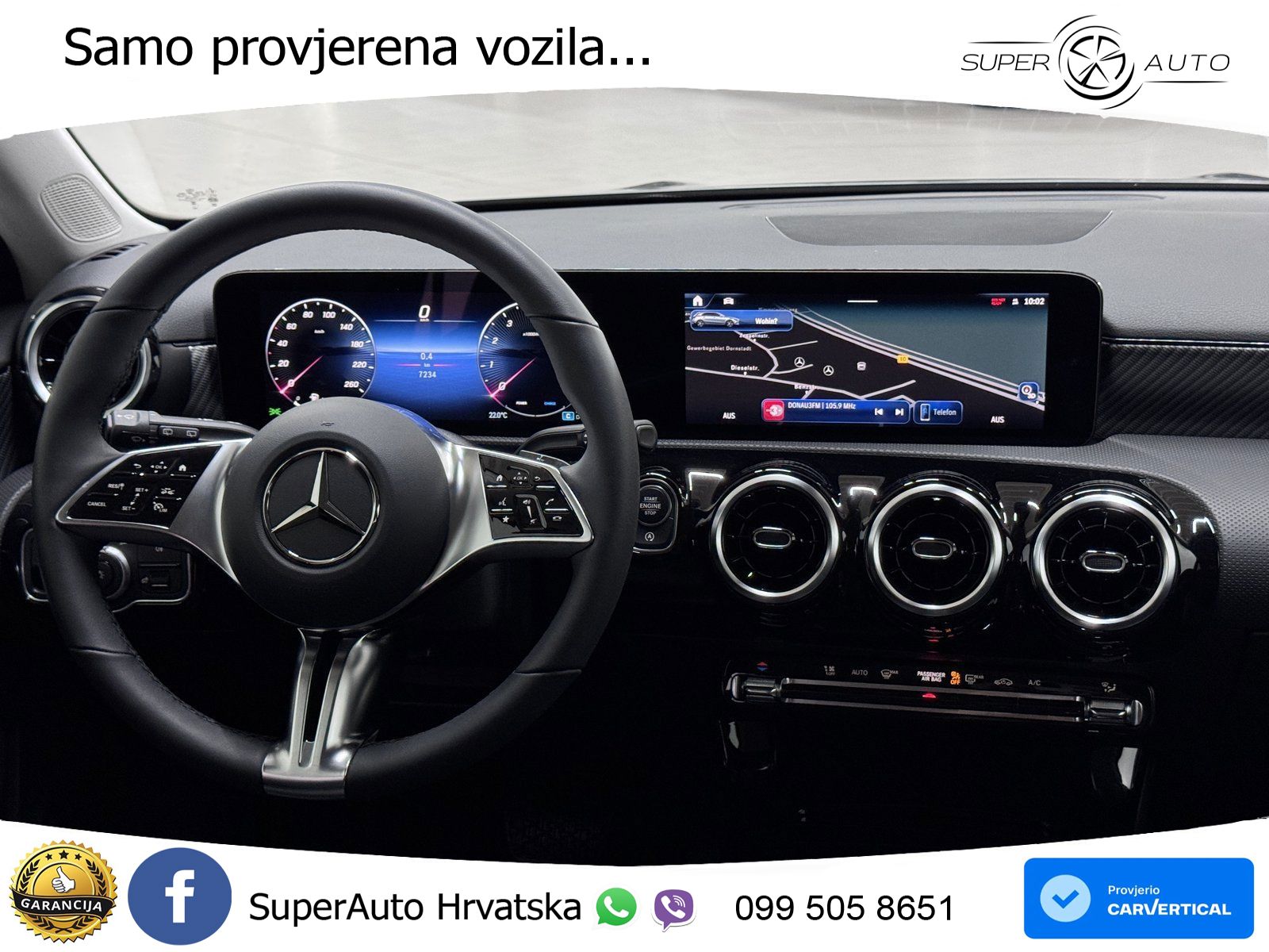 Mercedes-Benz A 180 7G-DCT LED+GR SJED+ACC