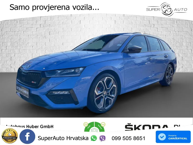 Škoda Octavia Combi RS 2.0 TDI (200 KS) 4x4 DSG LED+GR SJED+ACC