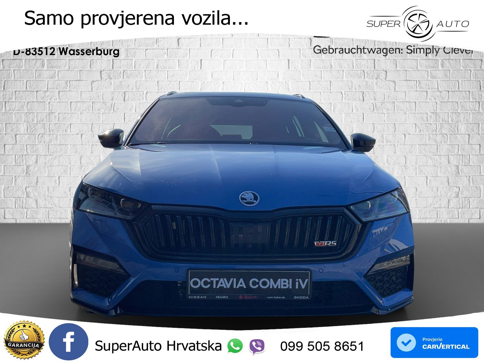 Škoda Octavia Combi RS 2.0 TDI (200 KS) 4x4 DSG LED+GR SJED+ACC