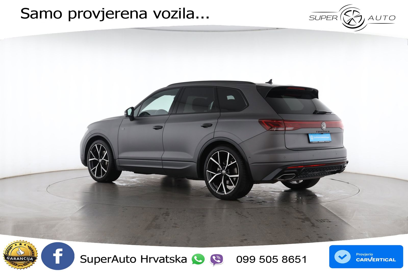 Volkswagen Touareg 3.0 V6 TDI (286 KS) 4MOTION Tiptronic ZRAČNI+ACC+GR SJED+KAM+PANO