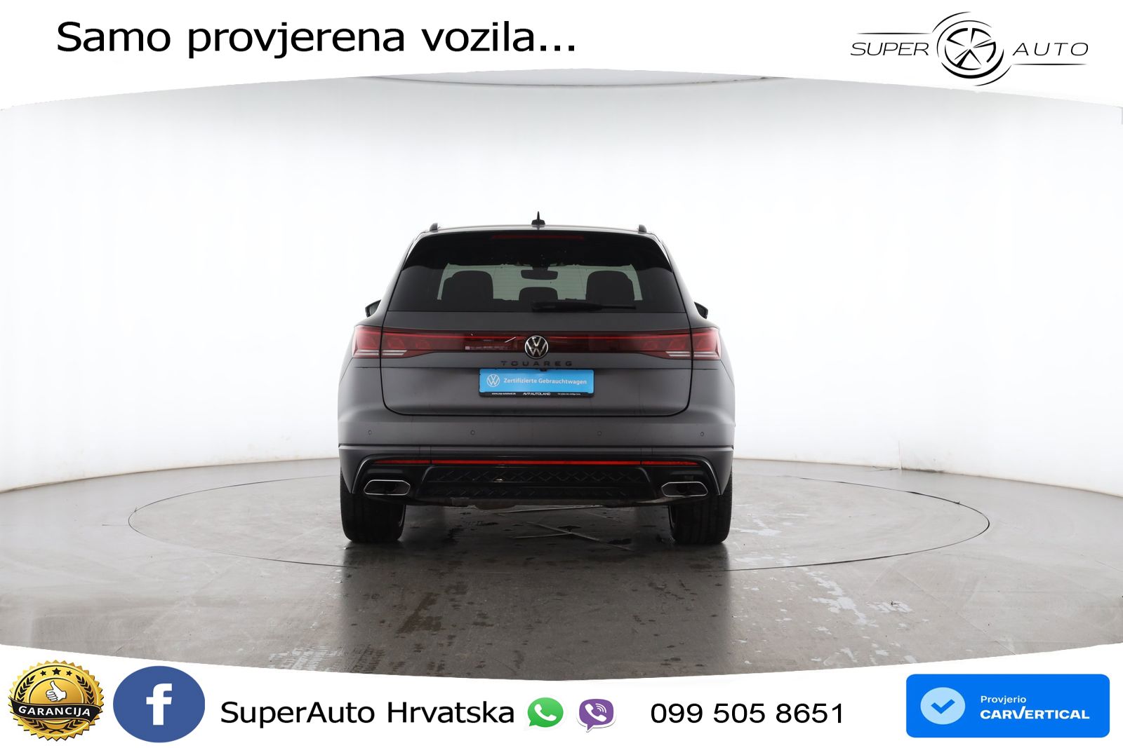 Volkswagen Touareg 3.0 V6 TDI (286 KS) 4MOTION Tiptronic ZRAČNI+ACC+GR SJED+KAM+PANO