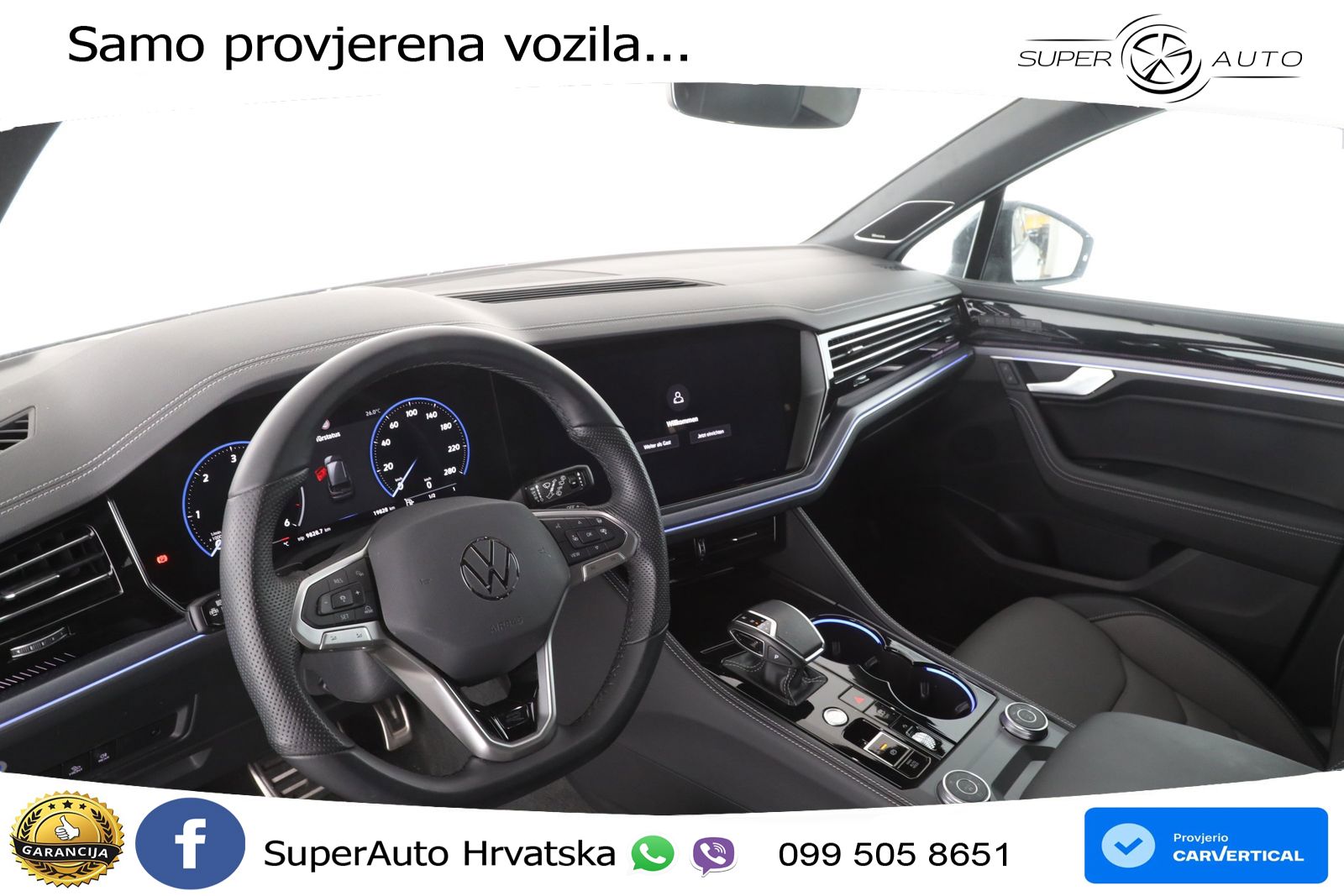 Volkswagen Touareg 3.0 V6 TDI (286 KS) 4MOTION Tiptronic ZRAČNI+ACC+GR SJED+KAM+PANO