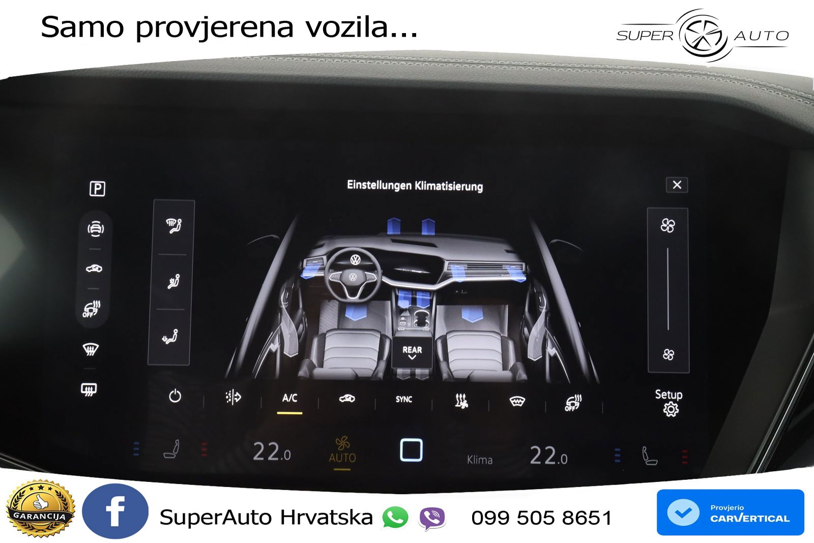 Volkswagen Touareg 3.0 V6 TDI (286 KS) 4MOTION Tiptronic ZRAČNI+ACC+GR SJED+KAM+PANO