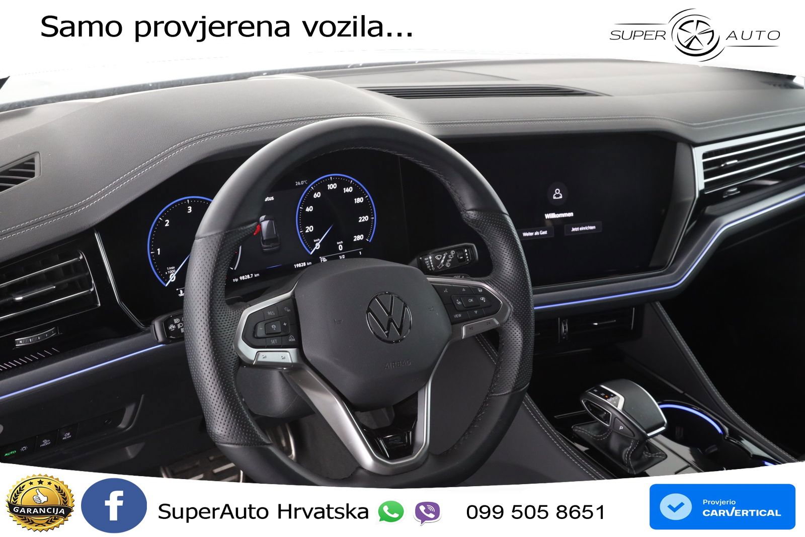 Volkswagen Touareg 3.0 V6 TDI (286 KS) 4MOTION Tiptronic ZRAČNI+ACC+GR SJED+KAM+PANO