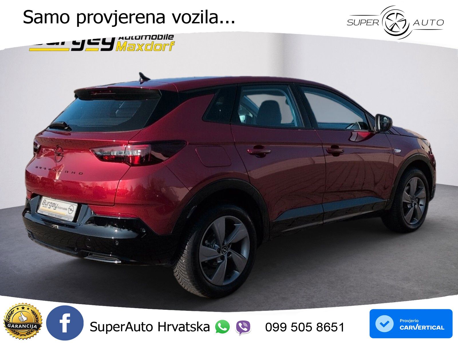 Opel Grandland 1.2i Turbo (130 KS) Automatic GS LED+GR SJED+ACC