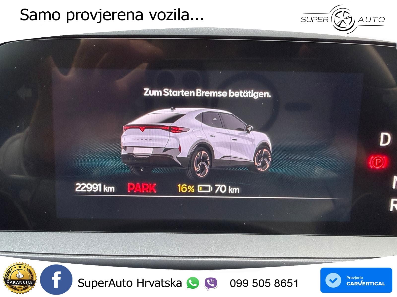 Cupra Tavascan 82 kWh (286 KS) LED+GR SJED+ACC