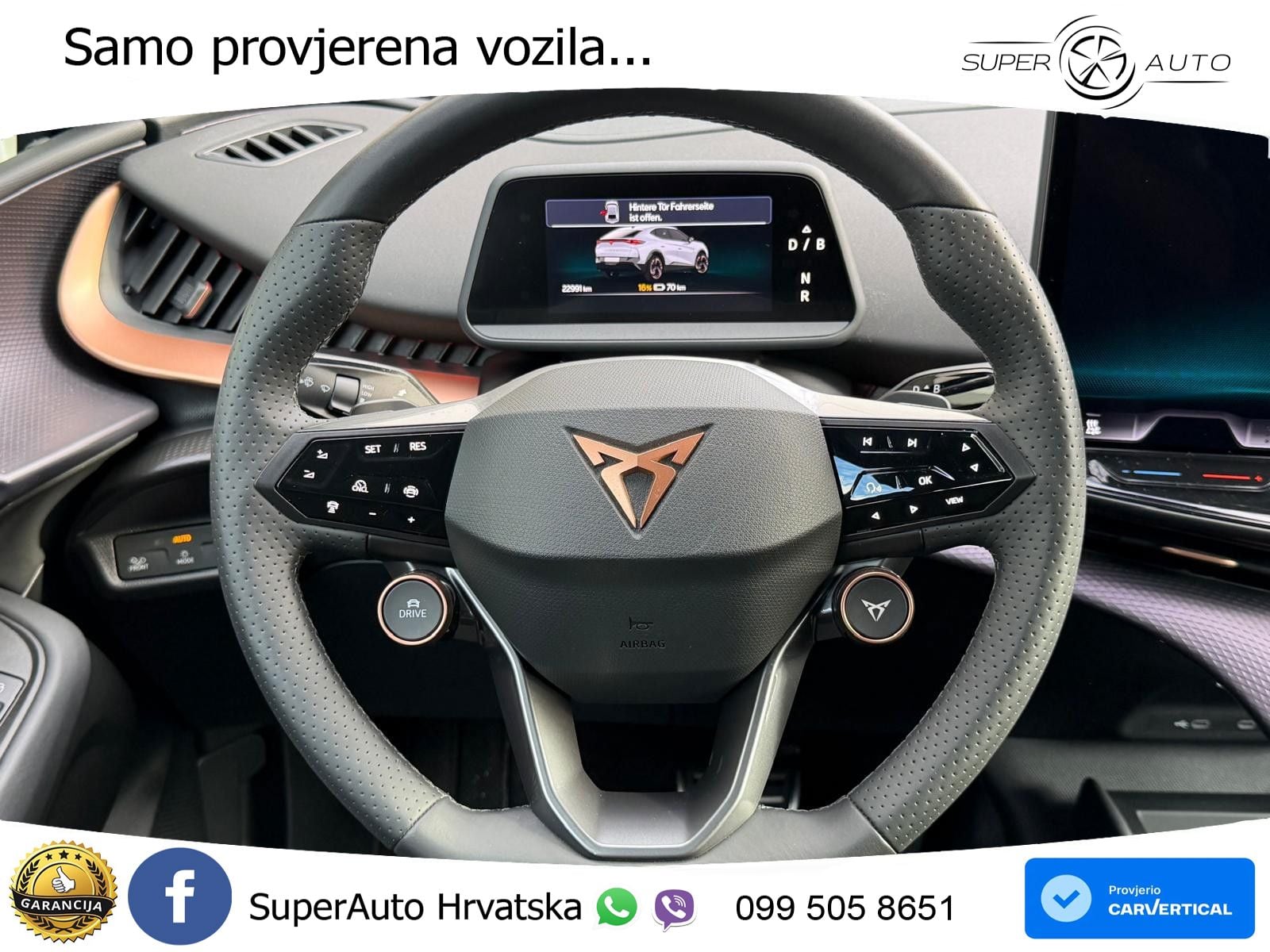 Cupra Tavascan 82 kWh (286 KS) LED+GR SJED+ACC