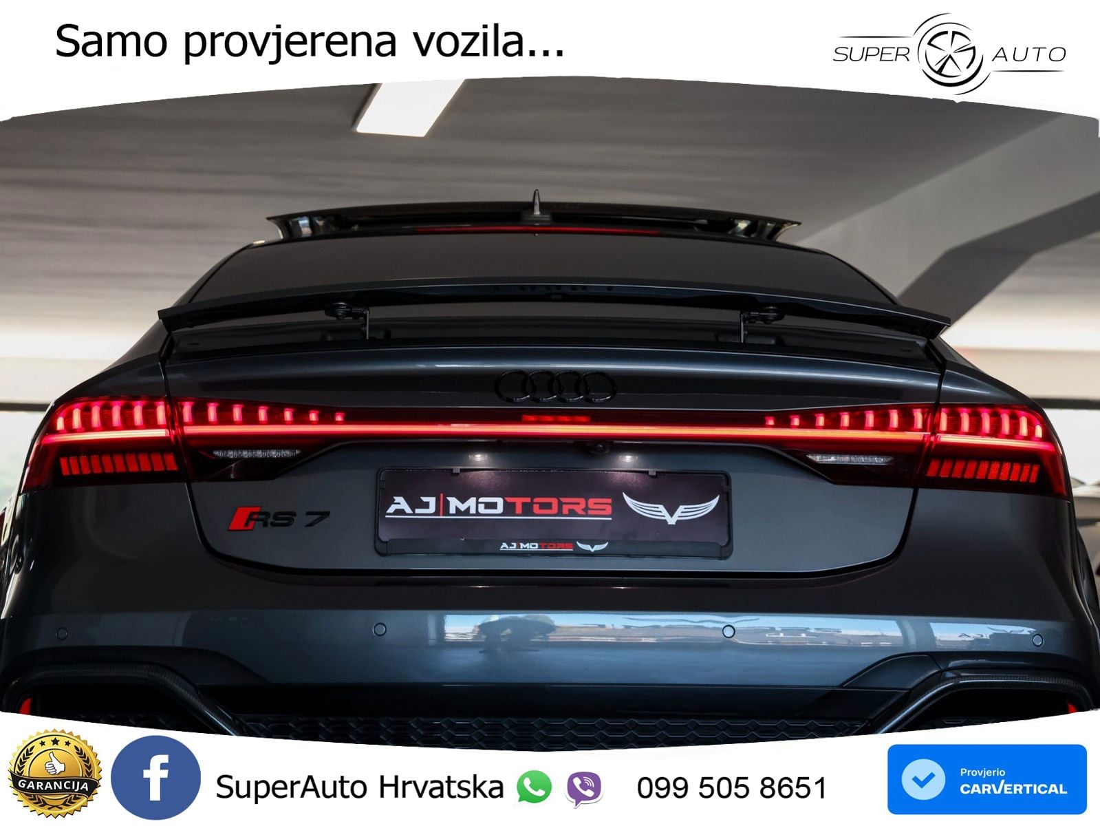 Audi RS7 4.0 TFSI V8 (600 KS) quattro tiptronic LED+GR SJED+ACC