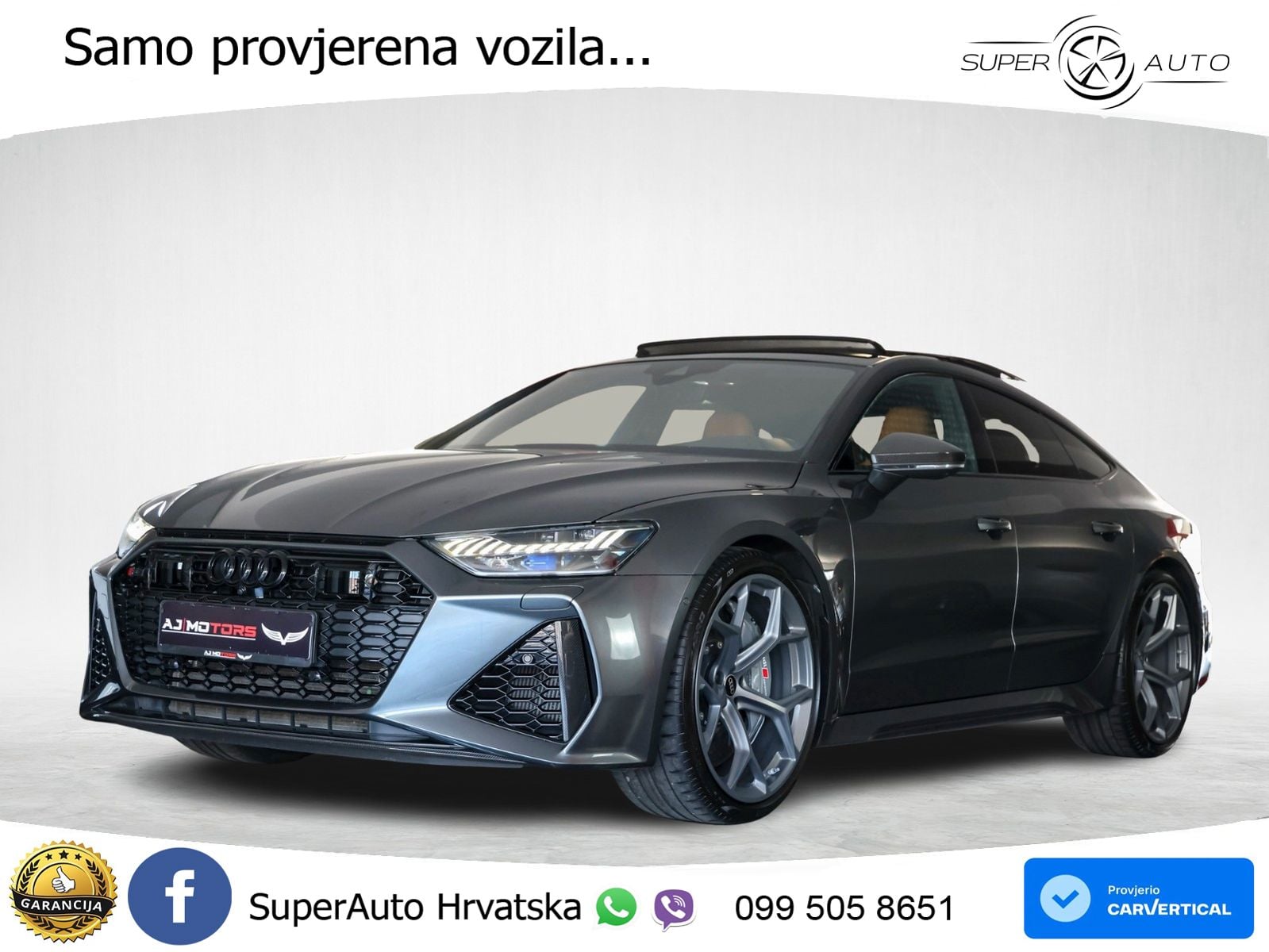 Audi RS7 4.0 TFSI V8 (600 KS) quattro tiptronic LED+GR SJED+ACC