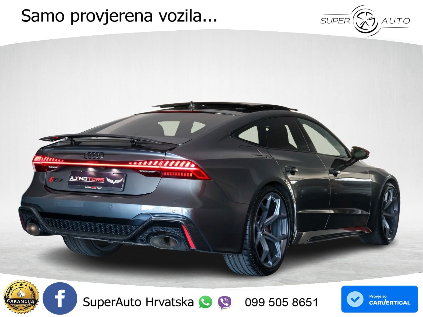 Audi RS7 4.0 TFSI V8 (600 KS) quattro tiptronic LED+GR SJED+ACC