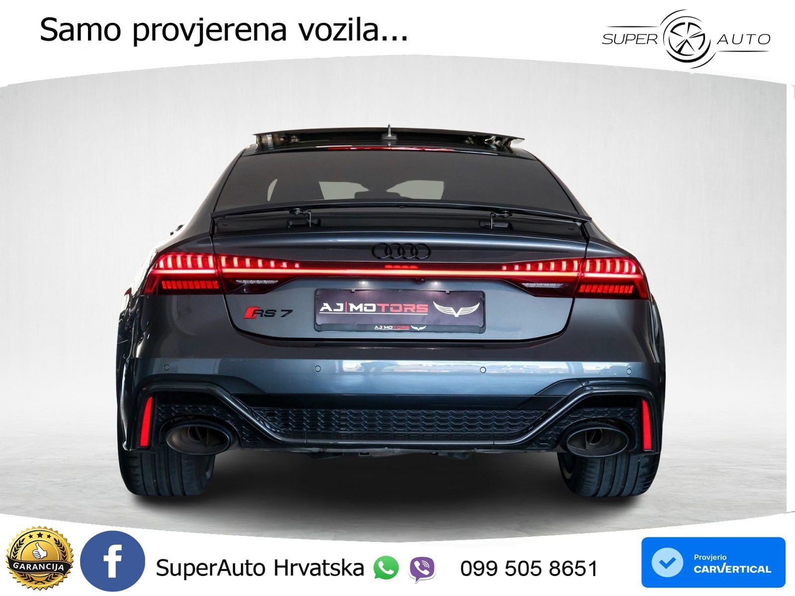 Audi RS7 4.0 TFSI V8 (600 KS) quattro tiptronic LED+GR SJED+ACC