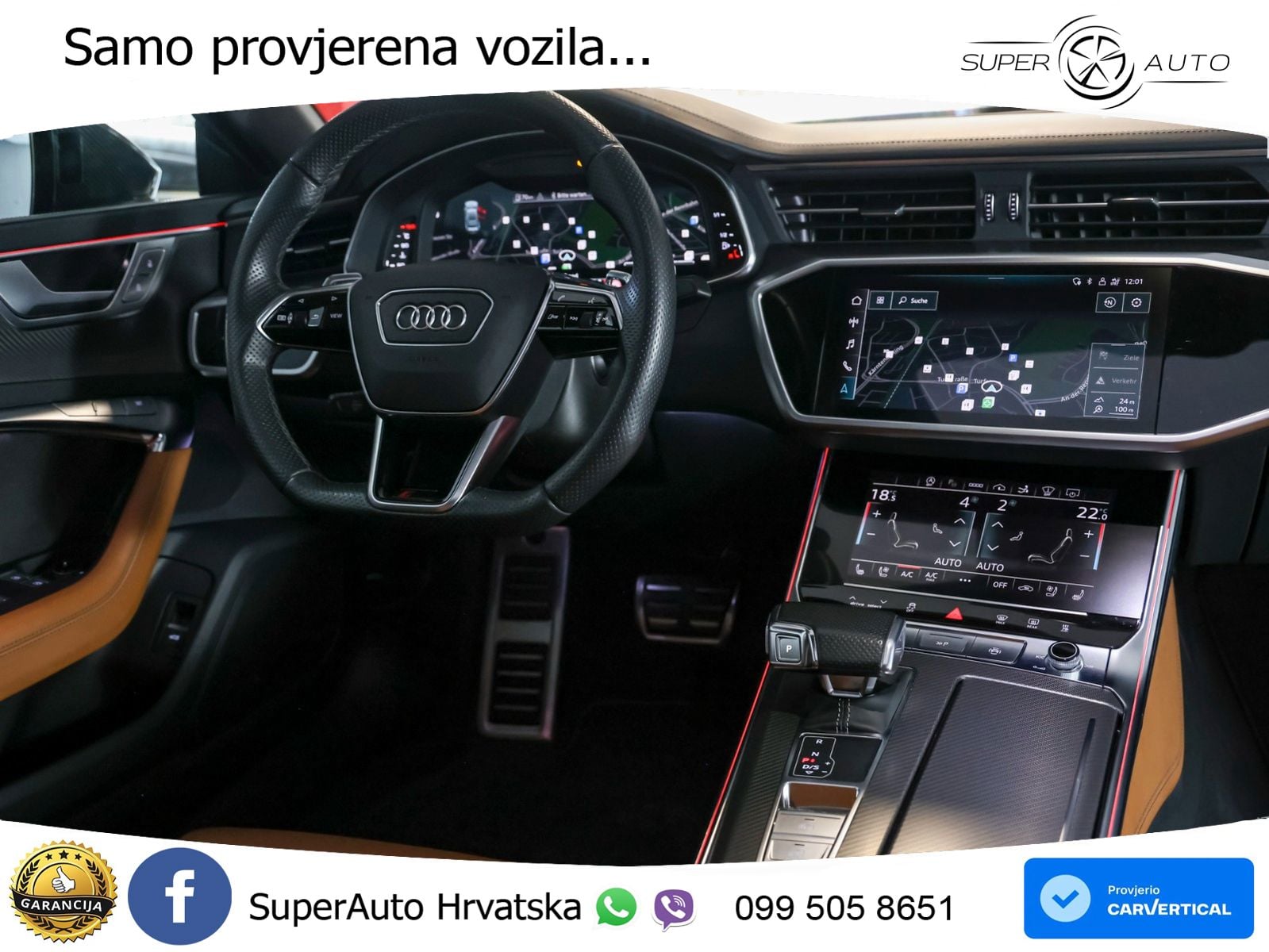 Audi RS7 4.0 TFSI V8 (600 KS) quattro tiptronic LED+GR SJED+ACC