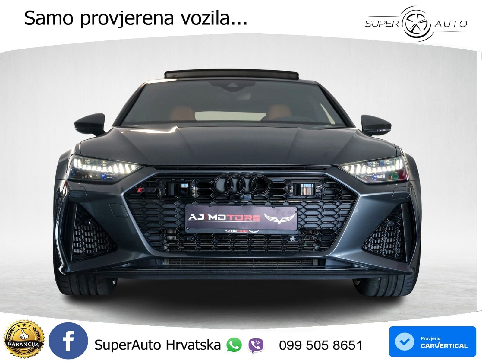 Audi RS7 4.0 TFSI V8 (600 KS) quattro tiptronic LED+GR SJED+ACC