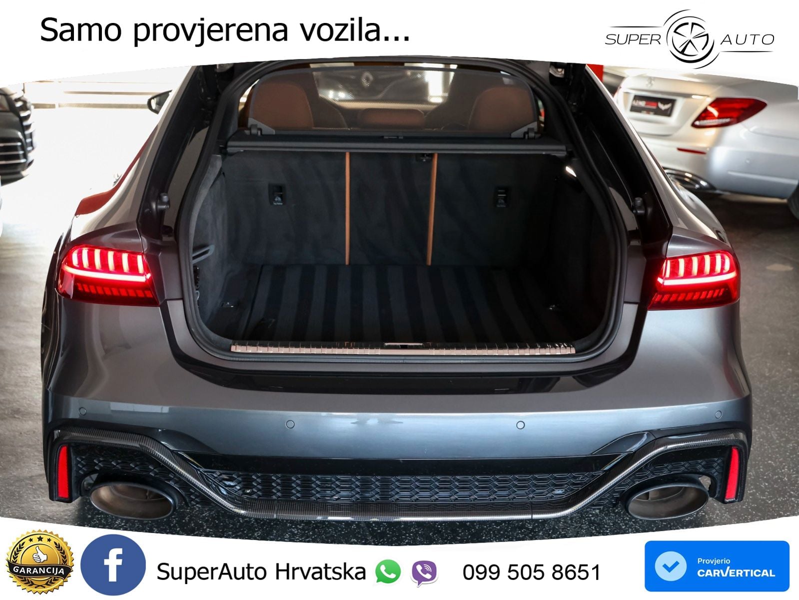 Audi RS7 4.0 TFSI V8 (600 KS) quattro tiptronic LED+GR SJED+ACC