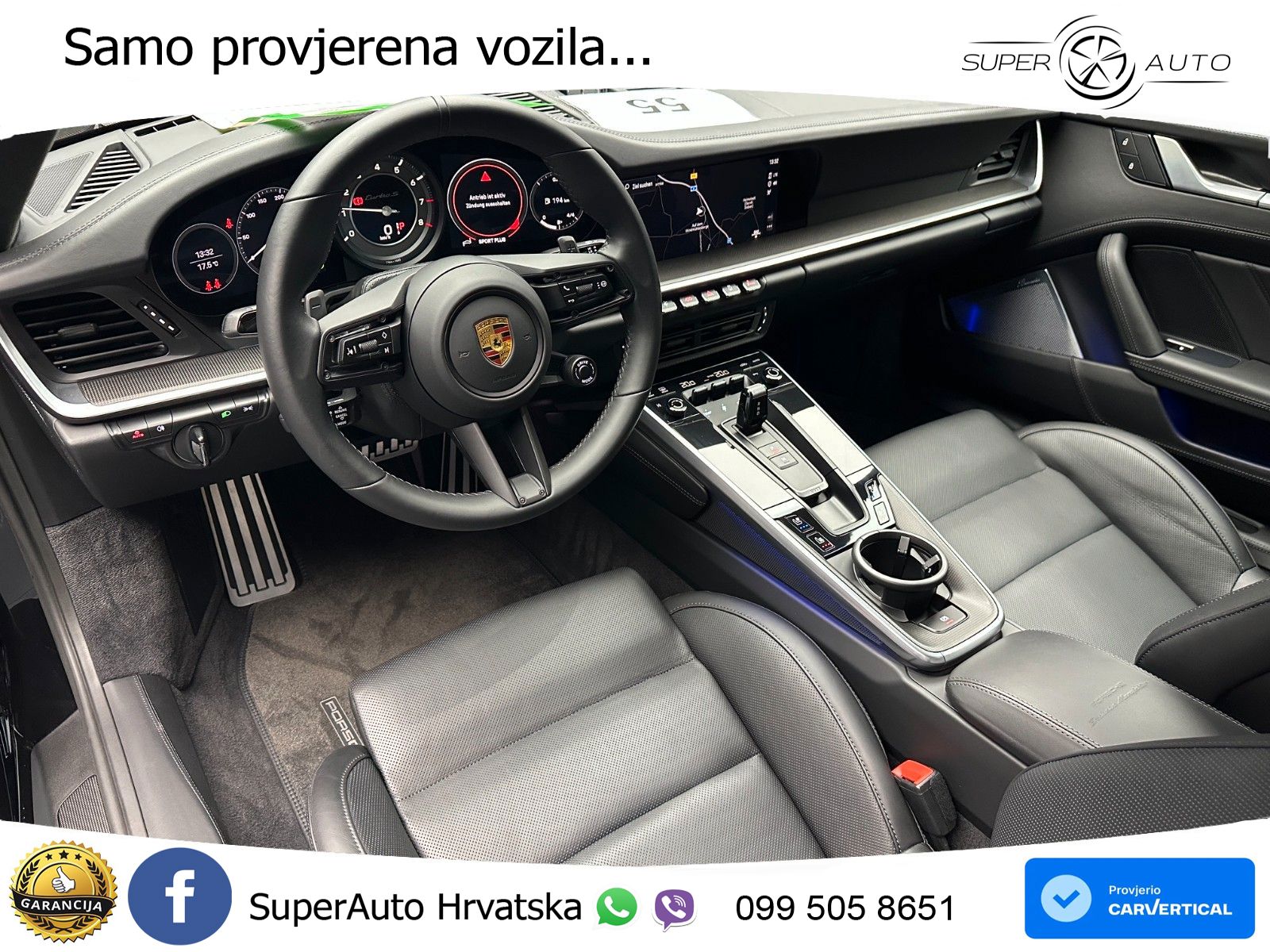 Porsche 911 Turbo S 3.8 (650 KS) PDK ZRAČNI+ACC+GR SJED+KAM