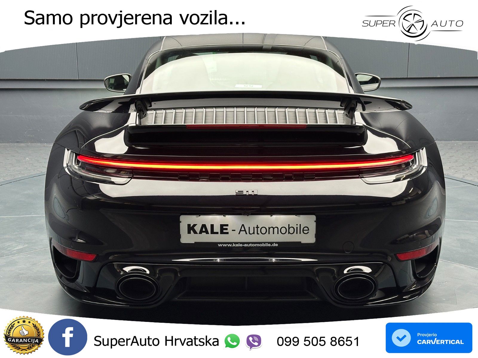 Porsche 911 Turbo S 3.8 (650 KS) PDK ZRAČNI+ACC+GR SJED+KAM