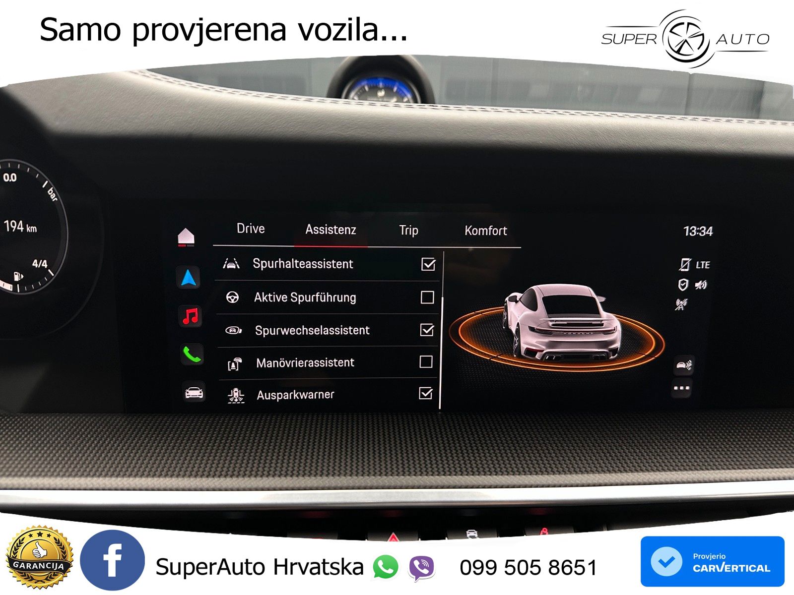 Porsche 911 Turbo S 3.8 (650 KS) PDK ZRAČNI+ACC+GR SJED+KAM