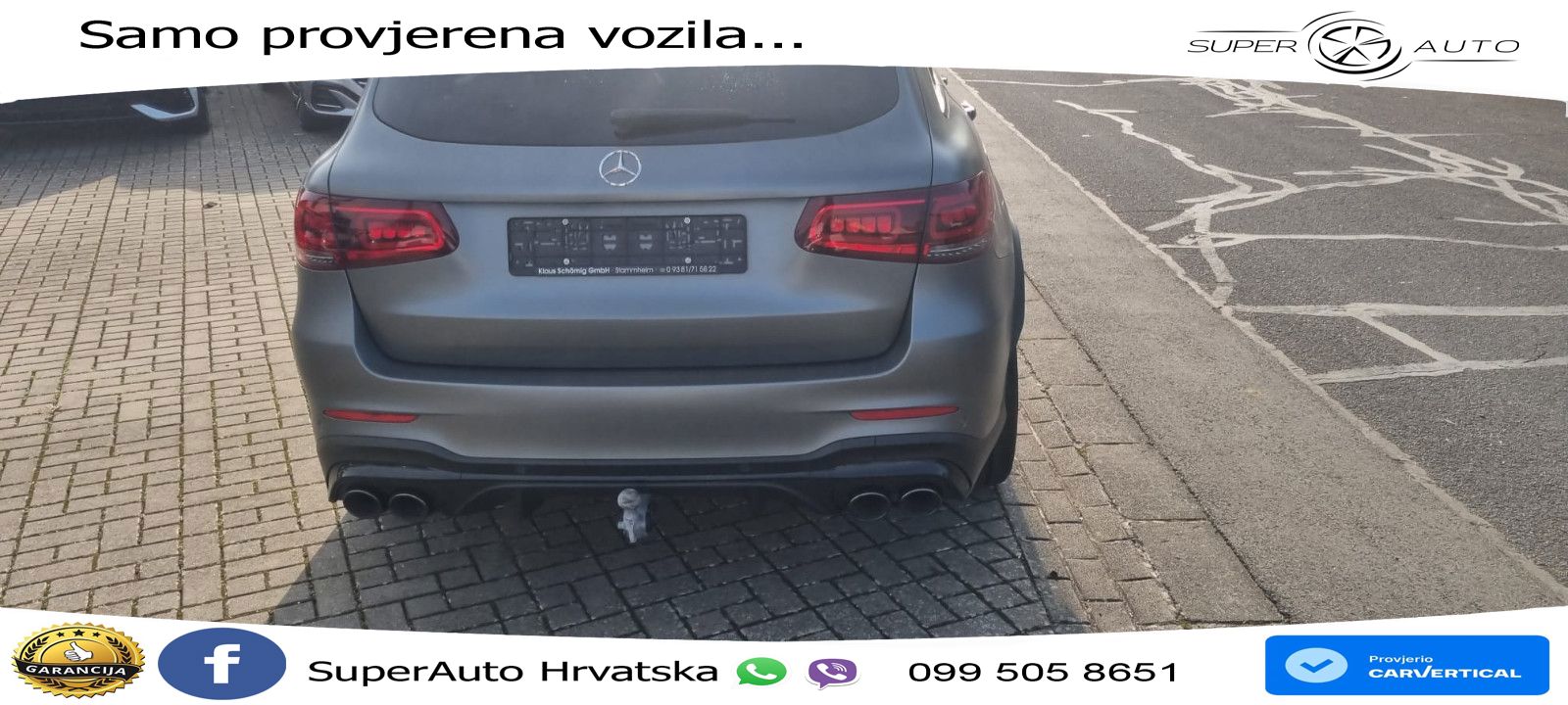 Mercedes AMG GLC 43 V6 (390 KS) 4MATIC TCT LED+GR SJED+ACC