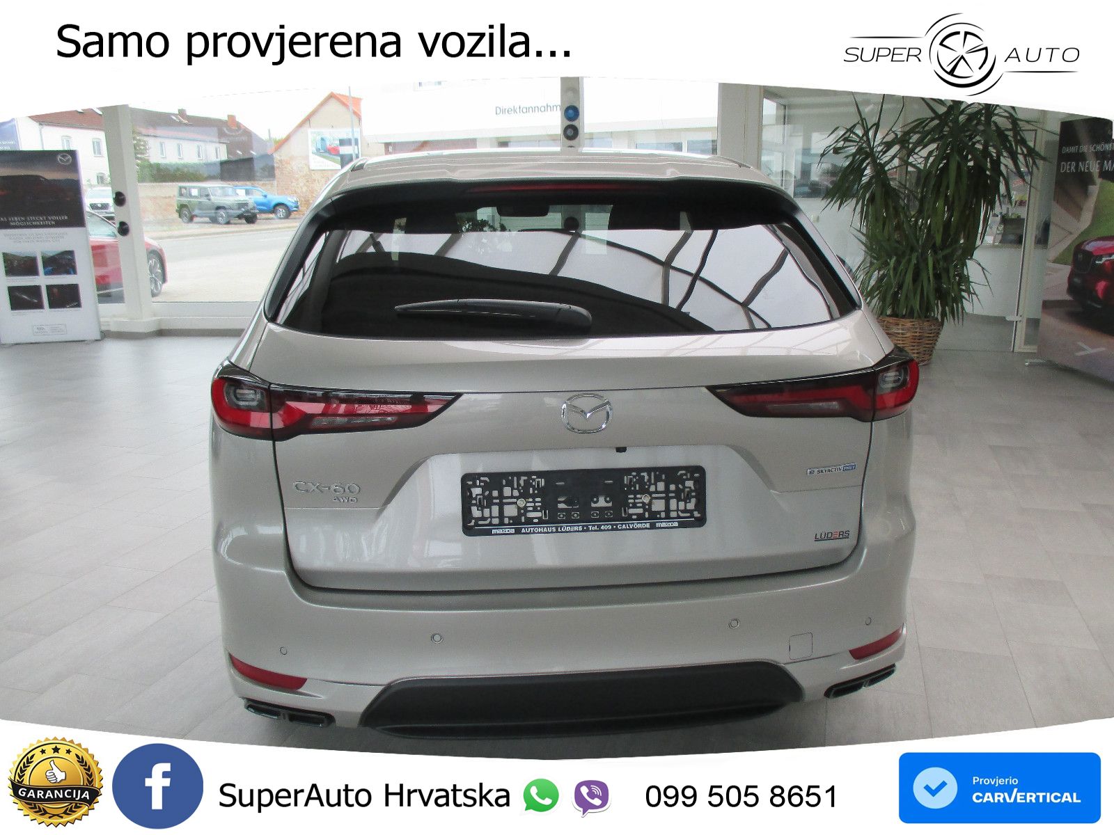 Mazda CX-60 2.5 e-Skyactiv (328 KS) AWD Automatic LED+GR SJED+ACC