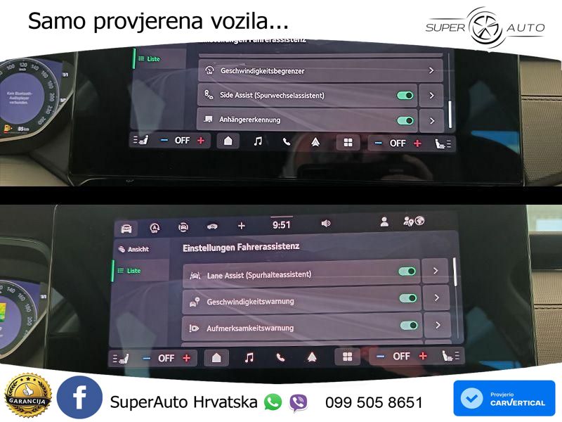 Škoda Octavia Combi 1.5 TSI (150 KS) DSG Selection LED+GR SJED+ACC